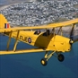 Tiger Moth Flights Great Yarmouth Flying Over the Sea